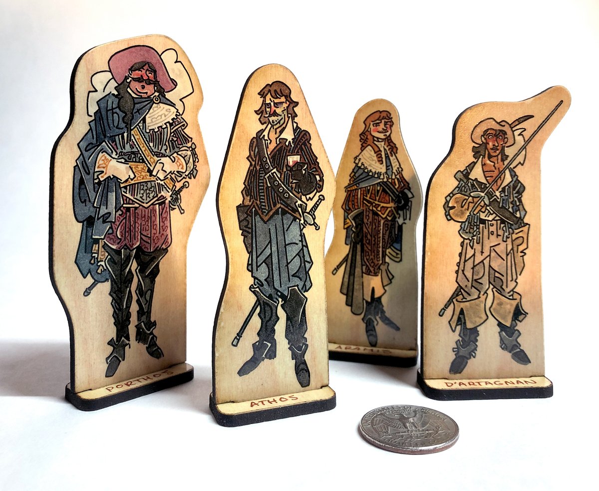 Image of Three Musketeers Figure Set