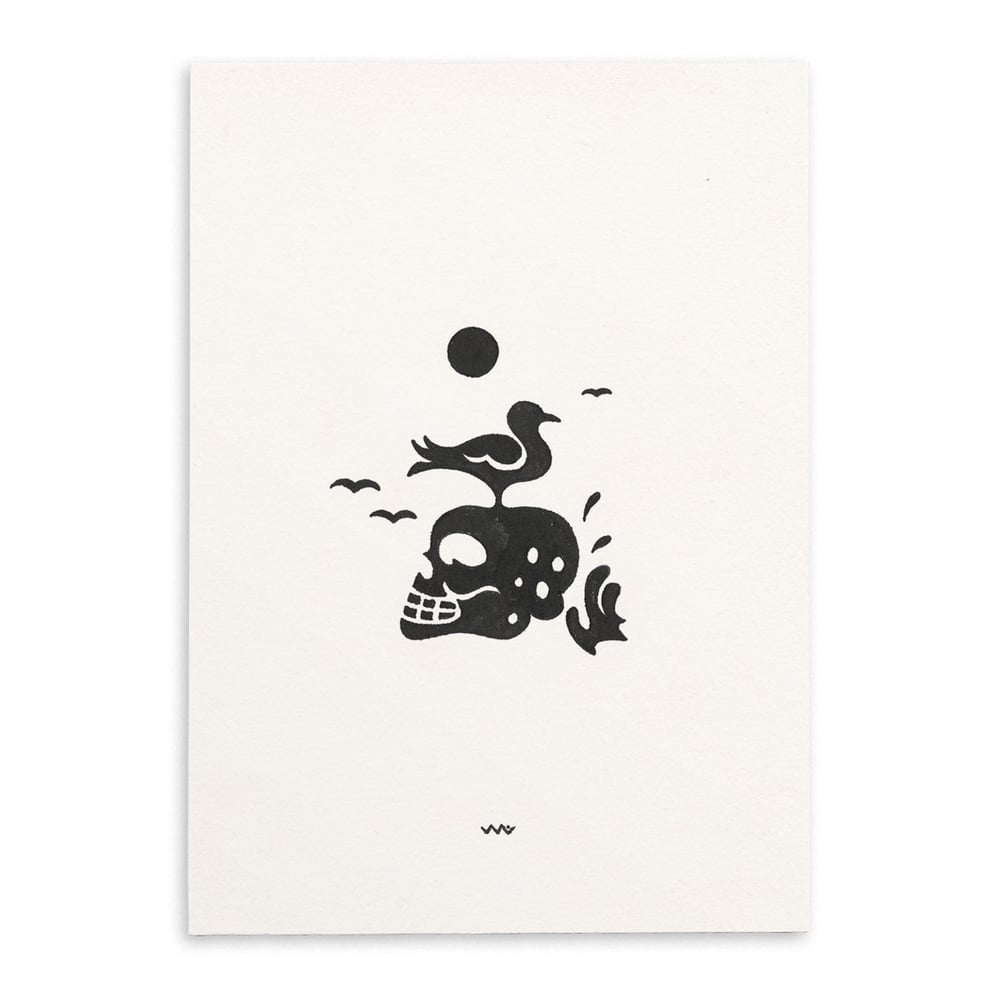 Image of 'COAST' ink drawing