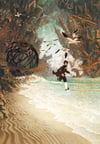 Illustration de couverture de l'album "Les voyages de Gulliver - de Laputa au Japon"