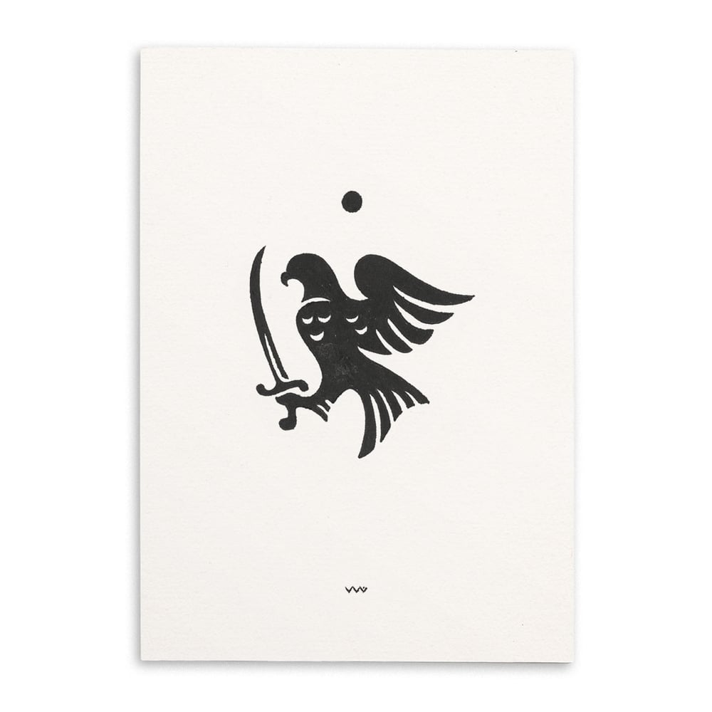 Image of 'SWORD' ink drawing