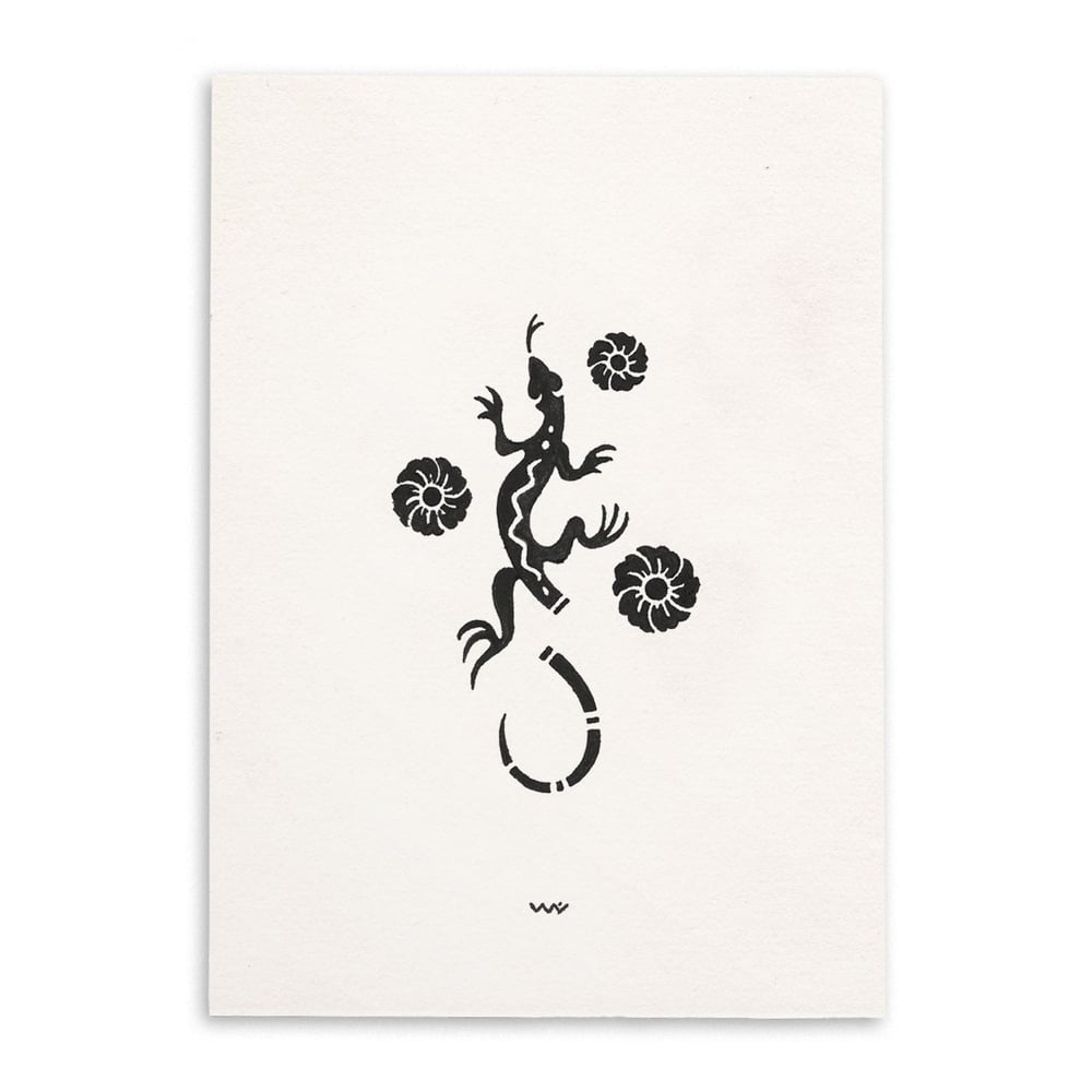 Image of 'TAIL' ink drawing