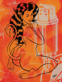 COY DEVIL GIRL Silkscreen Print