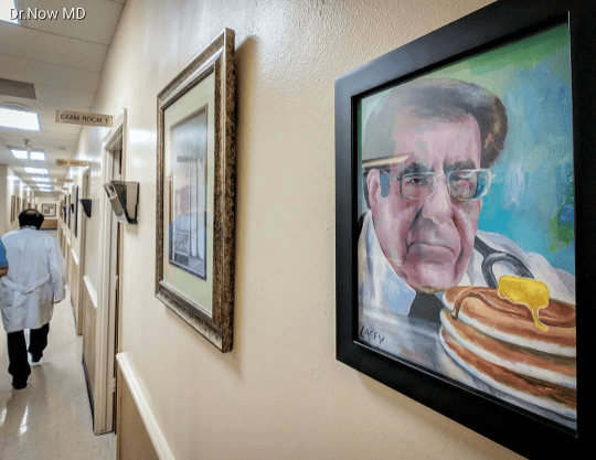 Canvas Print / "Dr. Now (Younan Nowzaradan) - My 600 Pound Life Disapproving Pancake Glare" from Ori