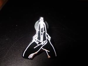 Image of STEREOLAB NURSE WITH WOUND Crumb Duck Logo 1 1/2" Tall Metal Pin