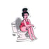 Bathroom Ladies stickers Image 2