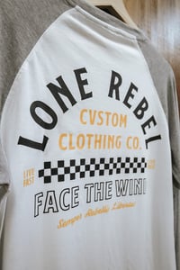 Image 5 of Face the Wind Raglan