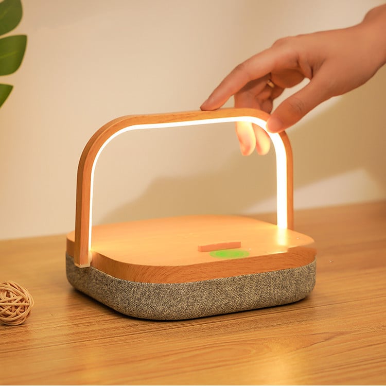 Image of Bedside LED Bluetooth Speaker Lamp