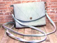 Image 4 of Boathouse Wallet in Pacific Blue Hand Painted Canvas
