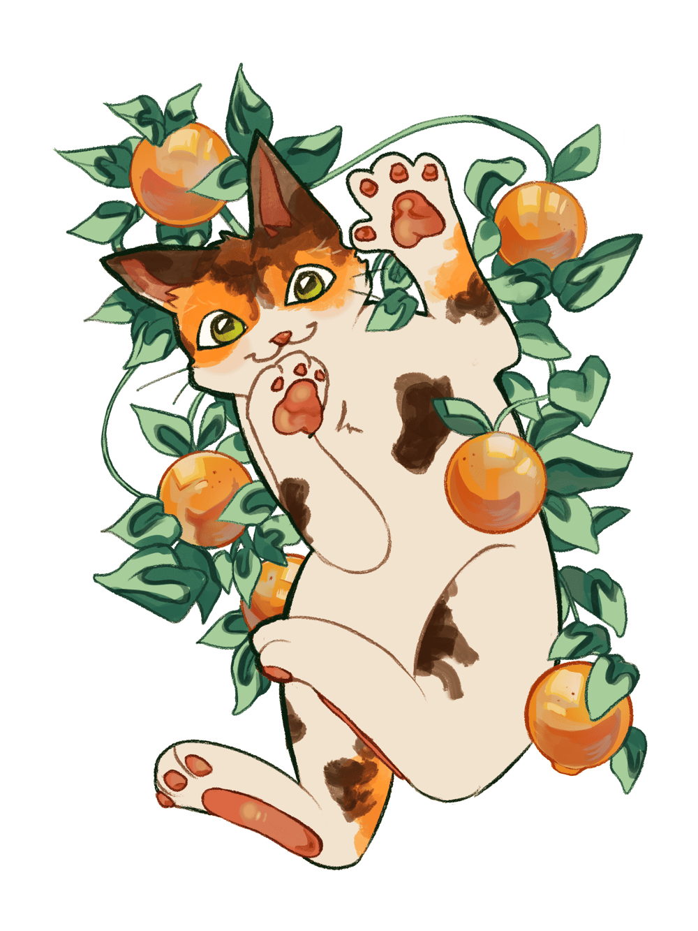 Image of Tangerine Kitty! (Calico)