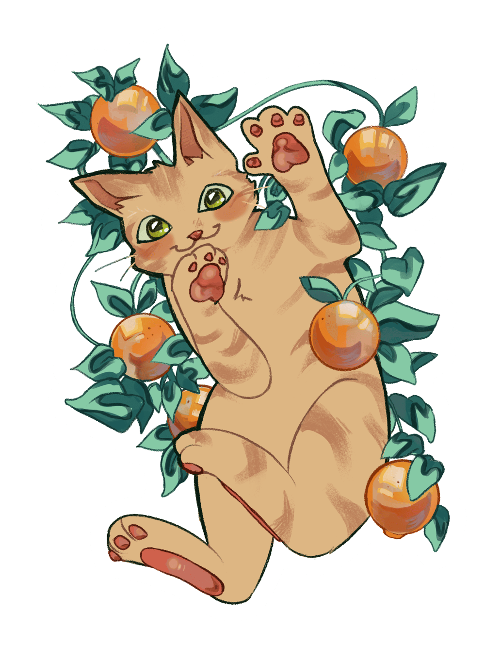 Image of Tangerine Kitty! (Blonde)