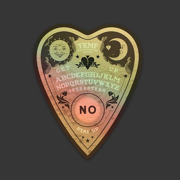 Image of Ouija Planchette - Halo Sticker