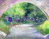 Canvas Print / "Lake Ann Tunnel" from Original Dan Lacey Painting