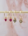 Love Heart Hoop Charms