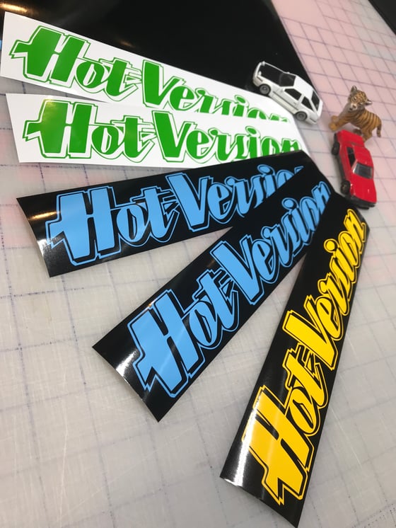Image of Hot Version Stickers!