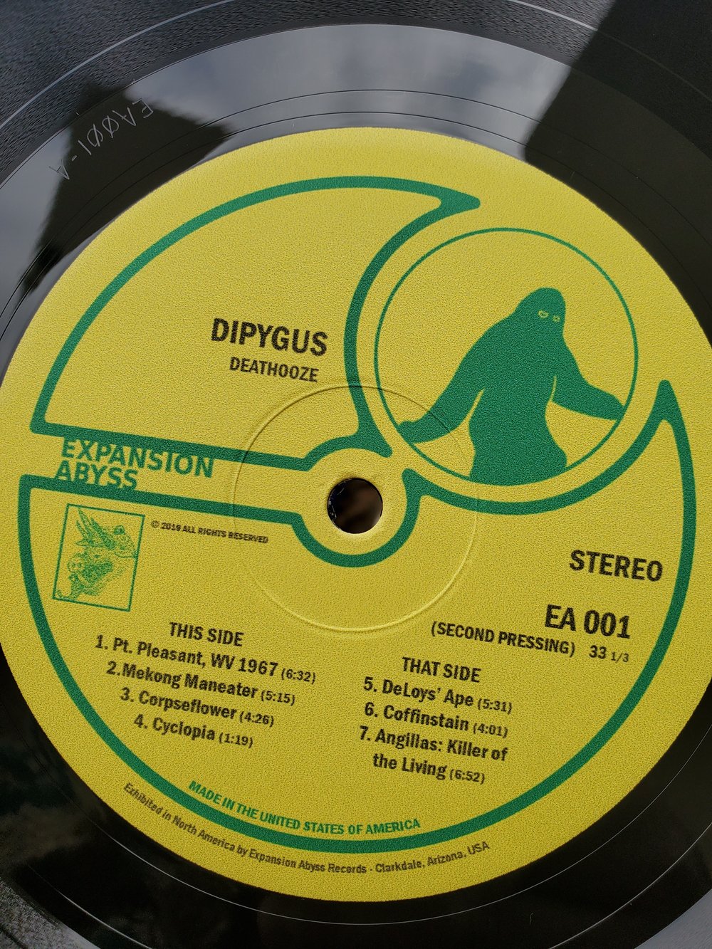 EA001- Dipygus- Deathooze LP (2nd press)