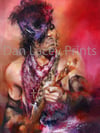 Canvas Print / "First Avenue Birthday Concert 1984" from Original Dan Lacey Painting