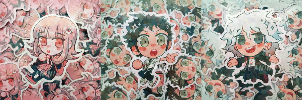 Image of hajime hinata ✨ waterproof vinyl sticker