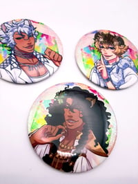 Image 2 of TWST Fairy Gala Holographic Buttons