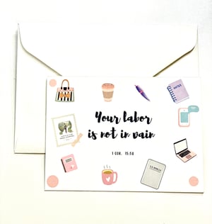 Tu trabajo no es en vano/ Your labor is not in vain