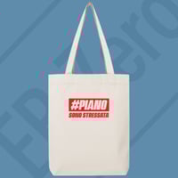 Image 2 of Tote Bag Canvas - #PIANO Sono stressata (Nsl028D)