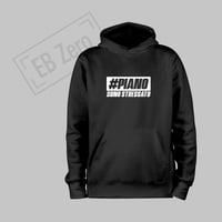 Image 2 of Felpa Cap Chiuso Uomo - #PIANO - Sono Stressato (Nsl028)