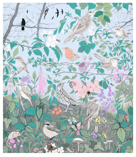 Image of Hedgerow screen print