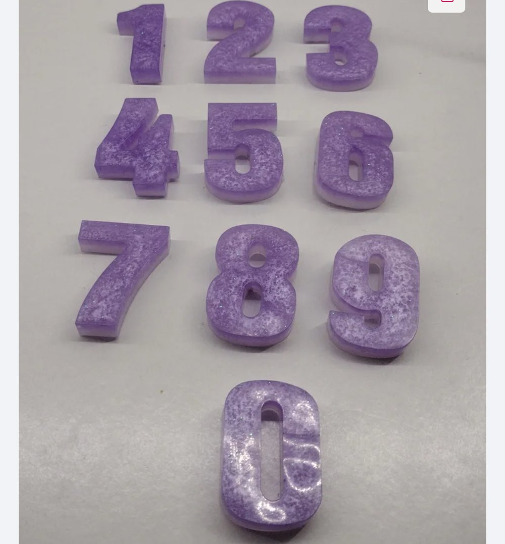 Image of Number 0-9 Magnets