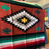 AUTHENTIC MEXICAN BLANKET - RUST