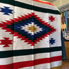 AUTHENTIC MEXICAN BLANKET - WHITE