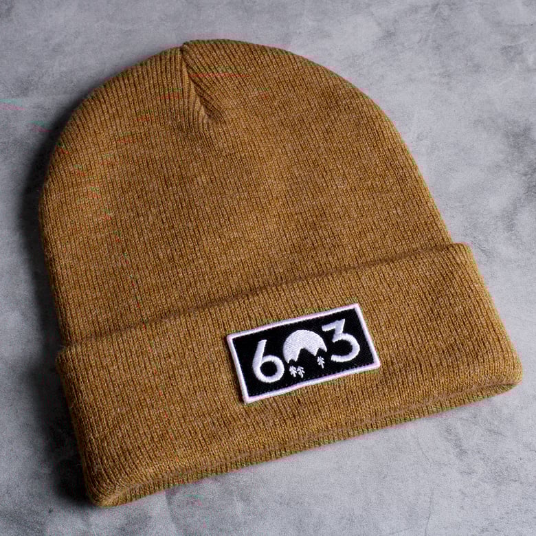 Image of 603 Tan winter beanie