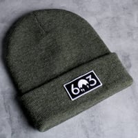 603 Green winter beanie