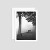 Fog at Magdalen Green Greeting Card with FREE delivery