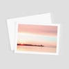 Broughty Castle Sunrise Greeting Card with FREE delivery