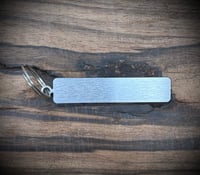 Long rectangle keychain blank 