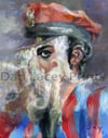 Canvas Print / "Police Hat" from Original Dan Lacey Painting