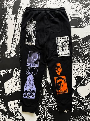 Image of COLLAGE SWEATPANTS #4 (BLACK)