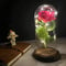 Image of Artifical Rose Flower In Flask