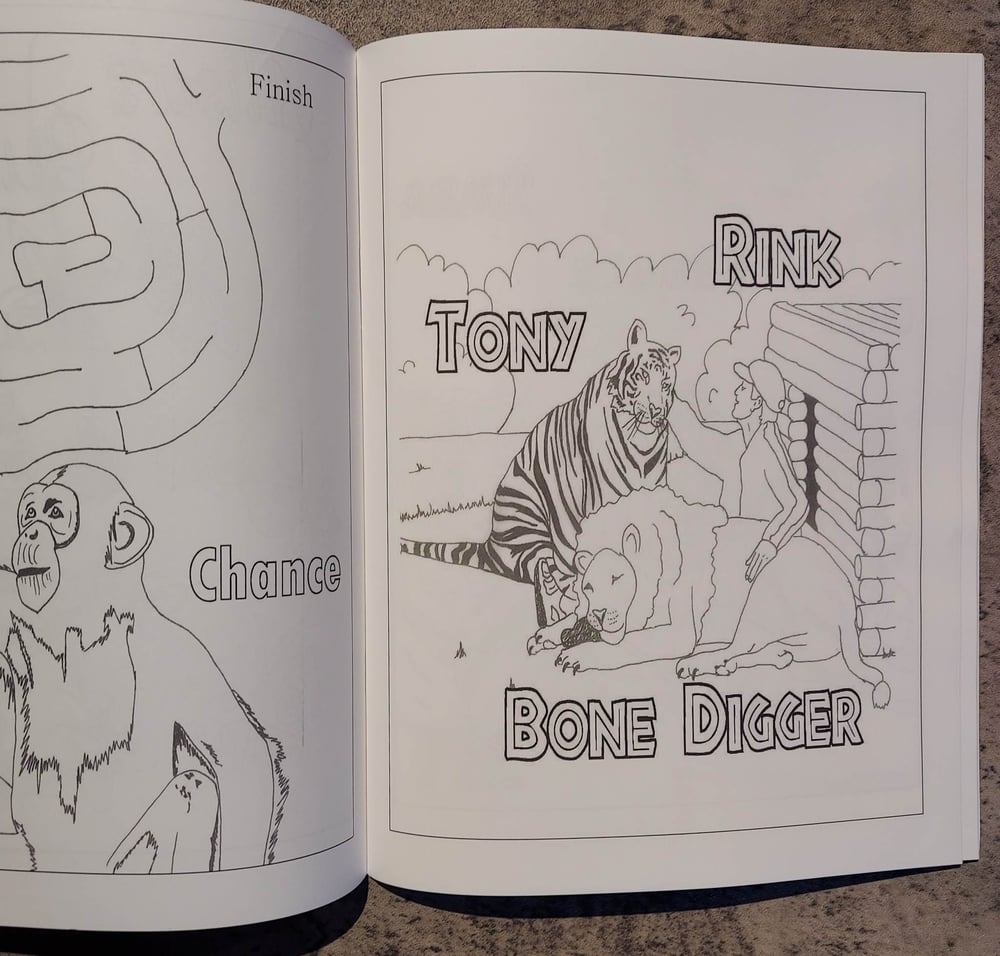 Cameron's Day at the Zoo - Coloring Book with Joe Exotic