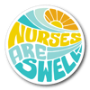 3.5" Nurses Are Swell Vinyl Sticker