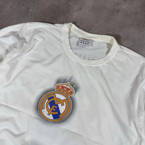 Image of 2003 Adidas Real Madrid Beckham T-shirt, Size Large