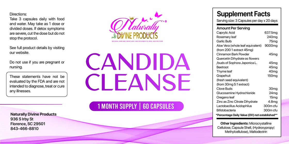 Image of Candida Cleanse (for men, women & teens)