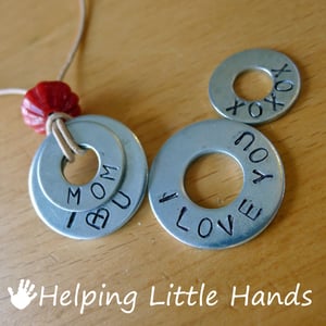 Image of Stamped Washers Up to 7 Characters - Set of 4