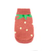 Strawberry Knit Pet Sweater 🍓 