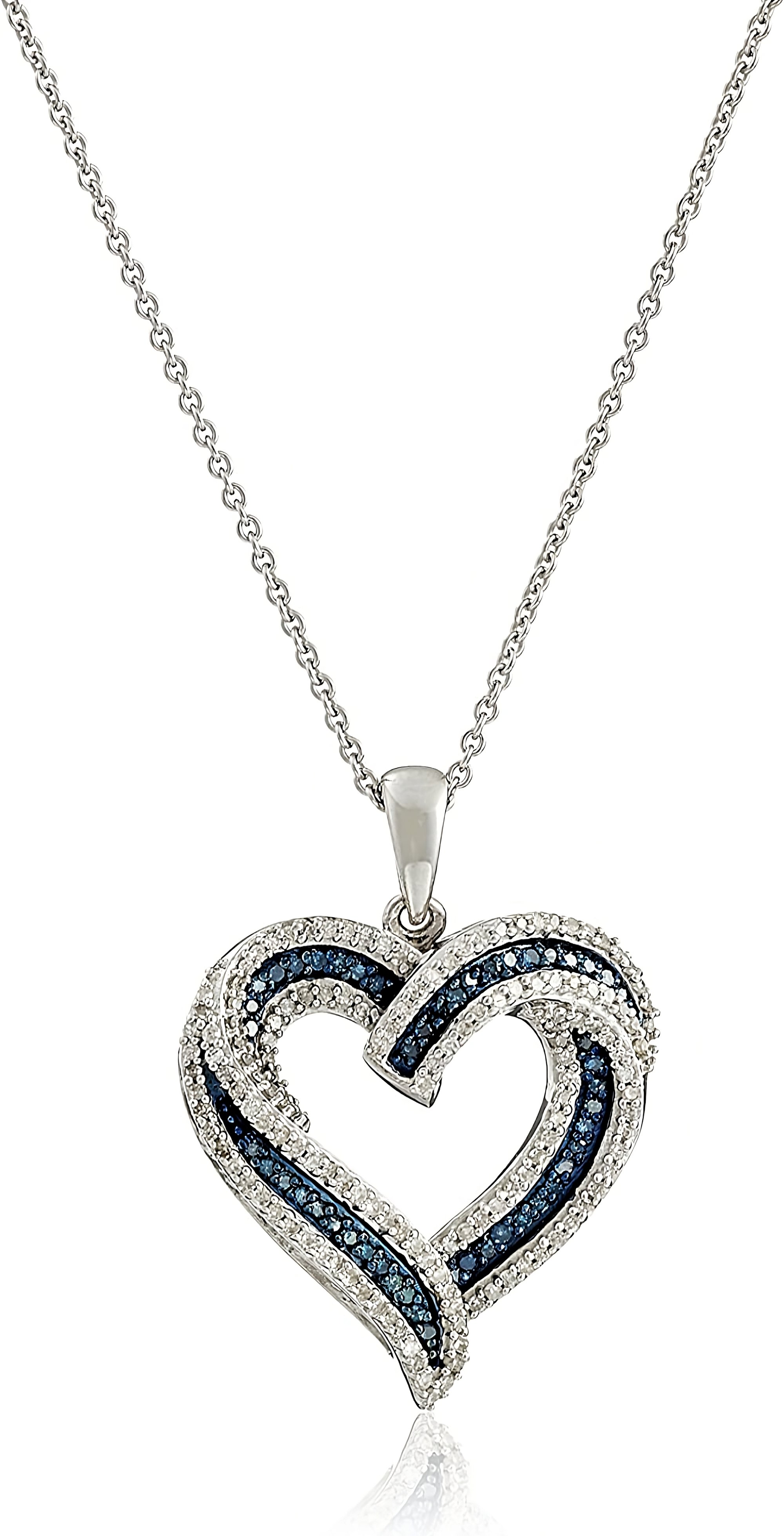 Diamond Heart Pendant 18 Necklace (1/2 Ct. t.w.) - Gold