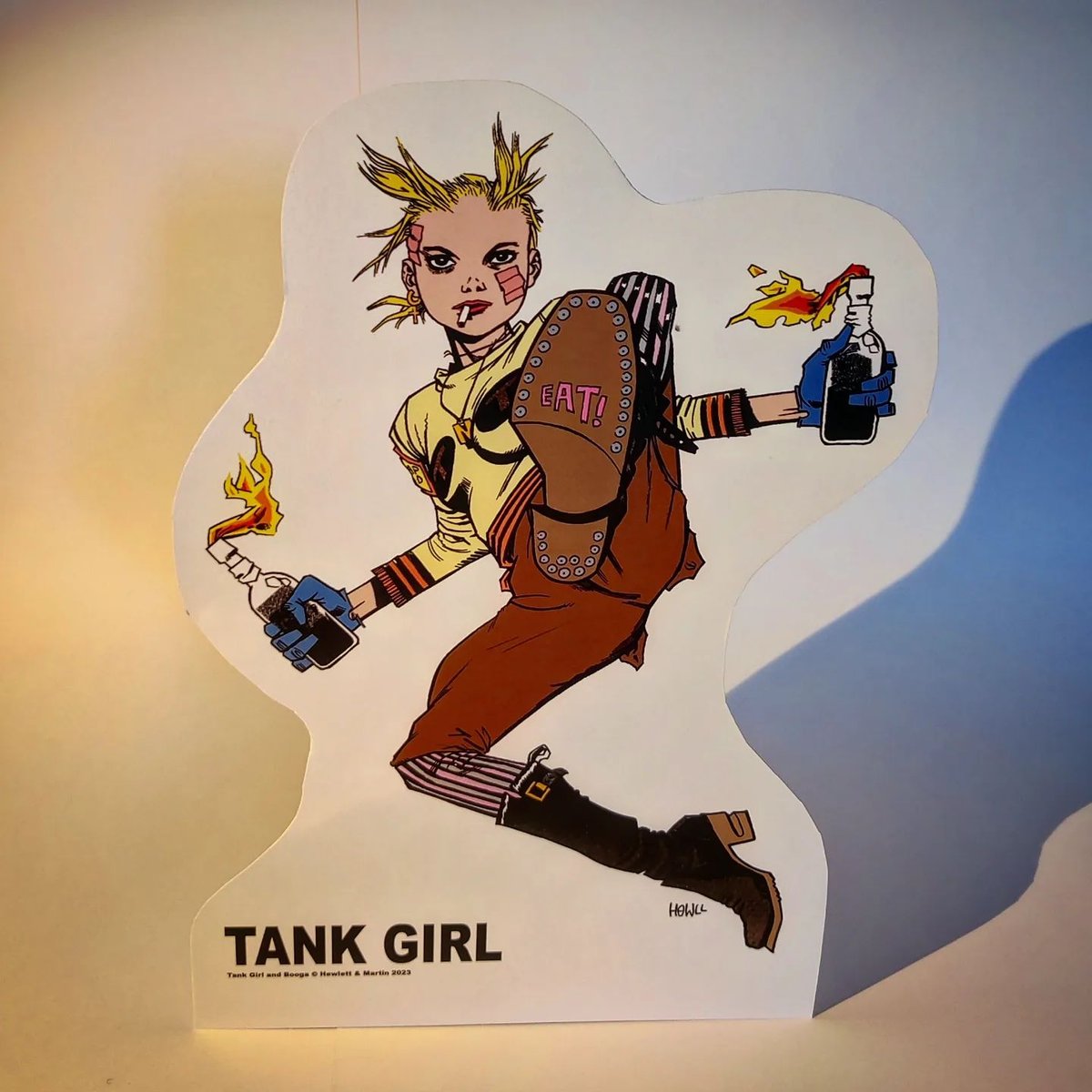Image of Tank Girl & Booga Standees - Hewlett & Martin Design - Limited Edition with COA