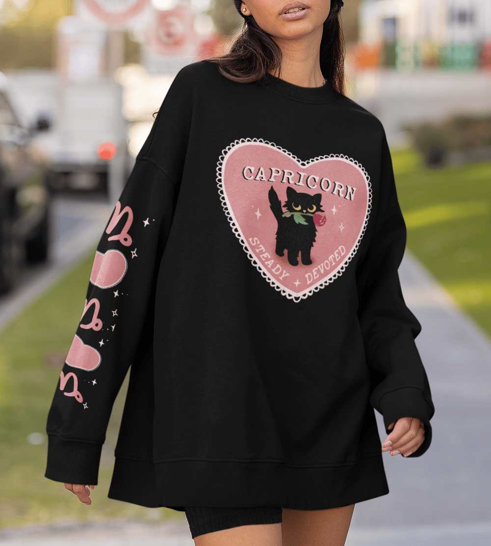 Image of LOVE CAT ASTROLOGY CREWNECK