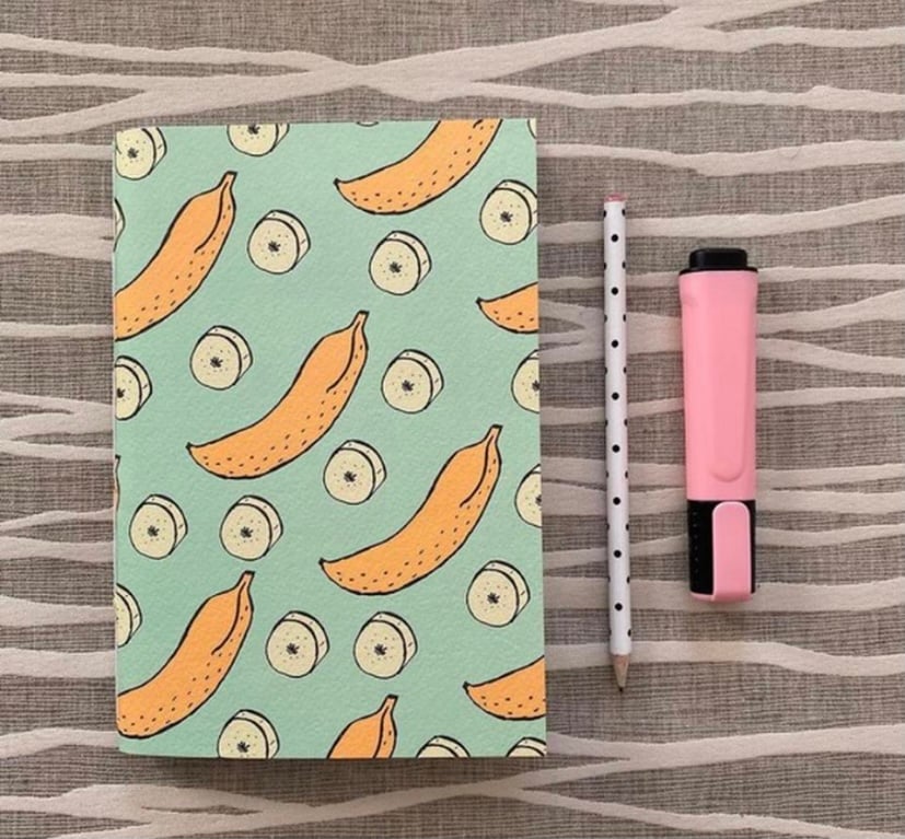 Image of Banana Print Notebook