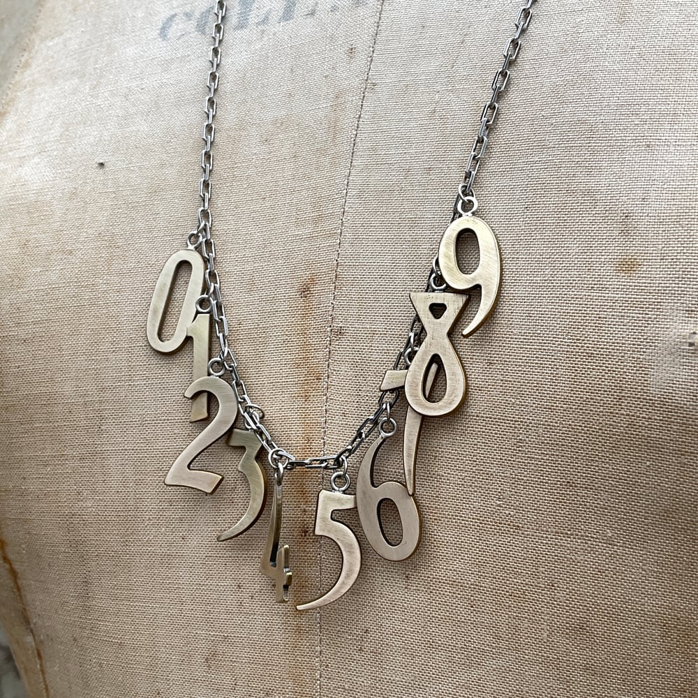 Image of 0 to 9 necklace 