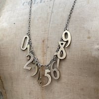 Image 1 of 0 to 9 necklace 