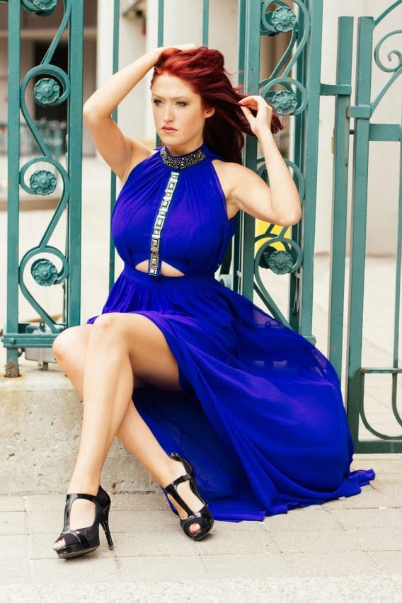 Blue Cinderella gown 